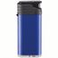 Breites elektronisches Jetflame-Feuerzeug mit schwarzer Kappe nachfüllbar (dunkel blau) (Art.-Nr. CA572974)