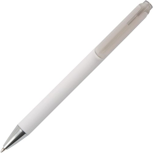 MANHATTAN Kugelschreiber mit transparentem Clip Peekay (Art.-Nr. CA613120) - MANHATTAN Kugelschreiber mit weissem...
