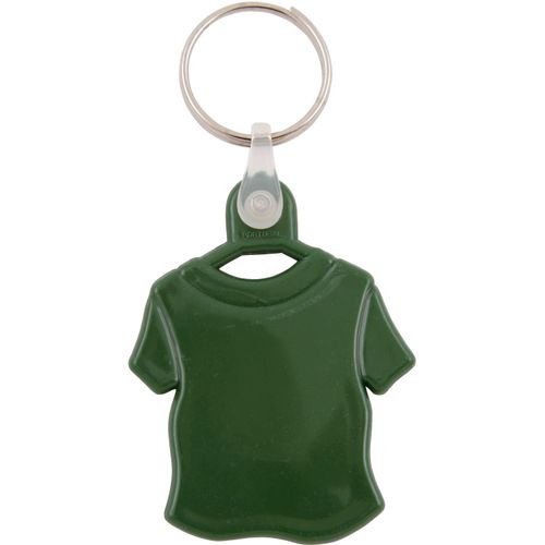 Kunststoff Schlüsselanhänger T-shirt (Art.-Nr. CA631657) - Kunststoff Schlüsselanhänger `T-Shirt`...