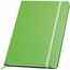 Notizbuch A5 mit Gummiband, Leseband, 100 Seiten (hell grün) (Art.-Nr. CA649383)