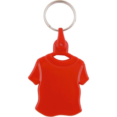 Kunststoff Schlüsselanhänger T-shirt (Art.-Nr. CA681616) - Kunststoff Schlüsselanhänger `T-Shirt`...
