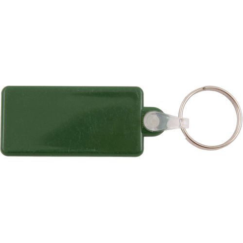 Kunststoff Schlüsselanhänger rechteckig (Art.-Nr. CA748619) - Kunststoff Schlüsselanhänger `rechteck...