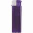 Flaches elektronisches Feuerzeug TL, nachfüllbar (dunkel Violett) (Art.-Nr. CA771474)