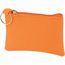 Schlüsseltasche mit Reißverschluss Polyester 600D (orange) (Art.-Nr. CA879399)