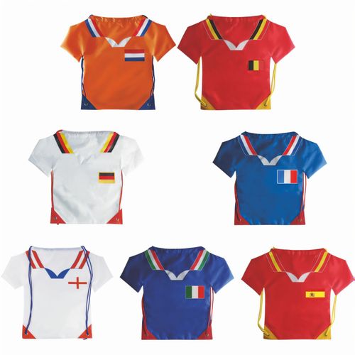 Nylon Rucksack T-Shirt verschiedene Länder (Art.-Nr. CA894702) - Nylon Rucksack T-Shirt verschiedene...