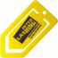 Notizklammer Pfeil Maxi 120 mm (gelb) (Art.-Nr. CA919743)
