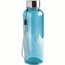 Tritanflasche 500 ml, mit silberfarbener Metallkappe (hell blau) (Art.-Nr. CA964928)
