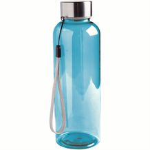 Tritanflasche 500 ml, mit silberfarbener Metallkappe (hell blau) (Art.-Nr. CA964928)