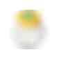 Bonbonglas mini gefüllt mit ca. 40 gr. Fruchtherzchen mit farbigem Deckel (Art.-Nr. CA970160) - Bonbonglas mini gefüllt mit ca. 40 gr...