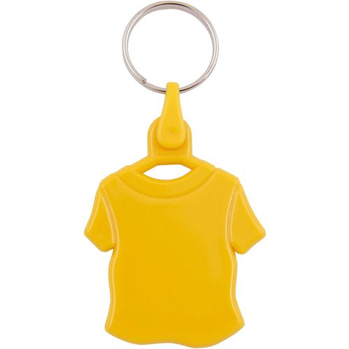 Kunststoff Schlüsselanhänger T-shirt (Art.-Nr. CA970543) - Kunststoff Schlüsselanhänger `T-Shirt`...