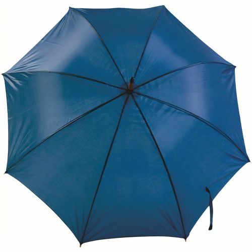 Regenschirm mit Stiel und Griff aus gebogenem Holz Polyester P-190T (Art.-Nr. CA979059) - Regenschirm mit Stiel und Griff aus...