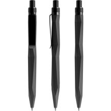prodir QS20 Soft Touch PRS Push Kugelschreiber (schwarz-schwarz satiniert) (Art.-Nr. CA048846)