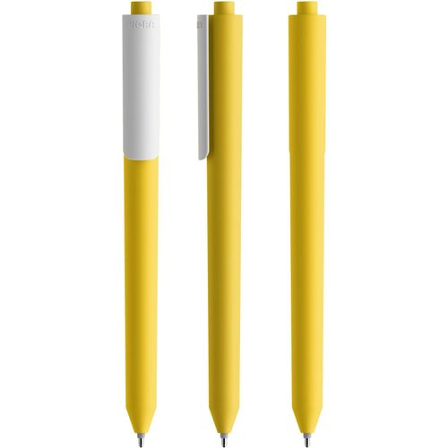 Pigra P03 Soft Touch Push Kugelschreiber (Art.-Nr. CA058530) - Was man aus einem guten Rohstoff alles...