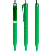 prodir QS01 Soft Touch PRT Push Kugelschreiber (Bright Green-silber poliert) (Art.-Nr. CA063154)