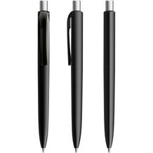 prodir DS8 PMM Push Kugelschreiber (schwarz-silber satiniert) (Art.-Nr. CA070192)