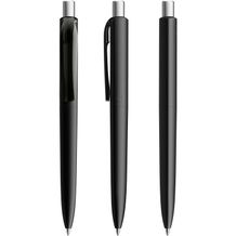 prodir DS8 PMM Push Kugelschreiber (schwarz-silber satiniert) (Art.-Nr. CA070192)