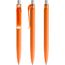 prodir QS01 PMT Push Kugelschreiber (orange-silber satiniert) (Art.-Nr. CA081134)