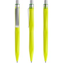 prodir QS20 Soft Touch PRS Push Kugelschreiber (Gelbgrün-silber satiniert) (Art.-Nr. CA094136)