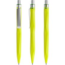 prodir QS20 Soft Touch PRS Push Kugelschreiber (Gelbgrün-silber satiniert) (Art.-Nr. CA094136)