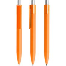 prodir DS4 Soft Touch PRR Push Kugelschreiber (orange-silber satiniert) (Art.-Nr. CA149537)