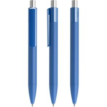 prodir DS4 Soft Touch PRR Push Kugelschreiber (True blue-silber satiniert) (Art.-Nr. CA173055)