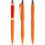 prodir QS20 Soft Touch PRT Push Kugelschreiber (orange-silber poliert) (Art.-Nr. CA206715)