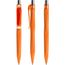 prodir QS20 Soft Touch PRT Push Kugelschreiber (orange-silber poliert) (Art.-Nr. CA206715)