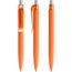 prodir QS01 Soft Touch PRT Push Kugelschreiber (orange-silber satiniert) (Art.-Nr. CA211086)