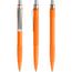 prodir QS30 Soft Touch PRS Push Kugelschreiber (orange-silber satiniert) (Art.-Nr. CA212795)