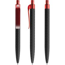 prodir QS03 PMT Push Kugelschreiber (schwarz-rot) (Art.-Nr. CA232491)