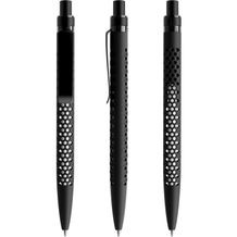 prodir QS40 Soft Touch PRS Push Kugelschreiber (schwarz-schwarz satiniert) (Art.-Nr. CA257135)