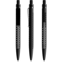 prodir QS40 Soft Touch PRS Push Kugelschreiber (schwarz-schwarz satiniert) (Art.-Nr. CA257135)