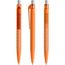 prodir QS40 Soft Touch PRT Push Kugelschreiber (orange-silber satiniert) (Art.-Nr. CA401765)
