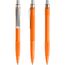 prodir QS30 PMS Push Kugelschreiber (orange-silber satiniert) (Art.-Nr. CA419445)