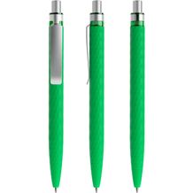 prodir QS01 Soft Touch PRS Push Kugelschreiber (Bright Green-silber satiniert) (Art.-Nr. CA439909)