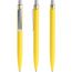 prodir QS01 Soft Touch PRS Push Kugelschreiber (Lemon-silber satiniert) (Art.-Nr. CA477883)