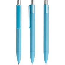prodir DS4 Soft Touch PRR Push Kugelschreiber (Dusty blue-silber poliert) (Art.-Nr. CA490784)