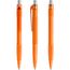 prodir QS30 PMT Push Kugelschreiber (orange-silber satiniert) (Art.-Nr. CA496440)