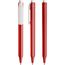 Pigra P04 Push Kugelschreiber (rot-weiß) (Art.-Nr. CA503053)
