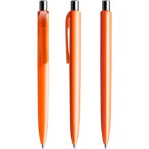 prodir DS8 PPP Push Kugelschreiber (orange-silber poliert) (Art.-Nr. CA516425)