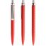prodir QS01 PQS Push Kugelschreiber (Roter Quarzit-silber satiniert) (Art.-Nr. CA542753)
