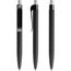 prodir QS01 Soft Touch PRP Push Kugelschreiber (schwarz-silber satiniert) (Art.-Nr. CA636512)