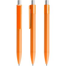 prodir DS4 PMM Push Kugelschreiber (orange-silber satiniert) (Art.-Nr. CA640683)