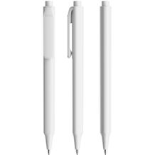 Pigra P04 Push Kugelschreiber (weiß) (Art.-Nr. CA654536)