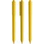 Pigra P03 Soft Touch Push Kugelschreiber (gelb) (Art.-Nr. CA697923)