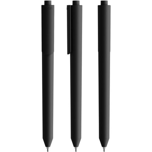 Pigra P03 Soft Touch Push Kugelschreiber (Art.-Nr. CA705611) - Was man aus einem guten Rohstoff alles...