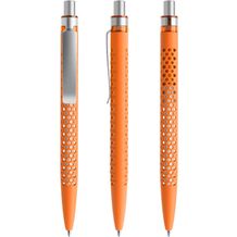 prodir QS40 Soft Touch PRS Push Kugelschreiber (orange-silber satiniert) (Art.-Nr. CA720615)
