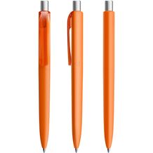 prodir DS8 Soft Touch PRR Push Kugelschreiber (orange-silber satiniert) (Art.-Nr. CA725672)