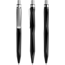 prodir QS20 PQS Push Kugelschreiber (Black Carbon-silber satiniert) (Art.-Nr. CA749318)