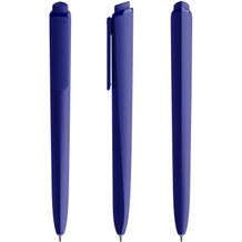Pigra P02 Soft Touch Push Kugelschreiber (dunkelblau) (Art.-Nr. CA812765)